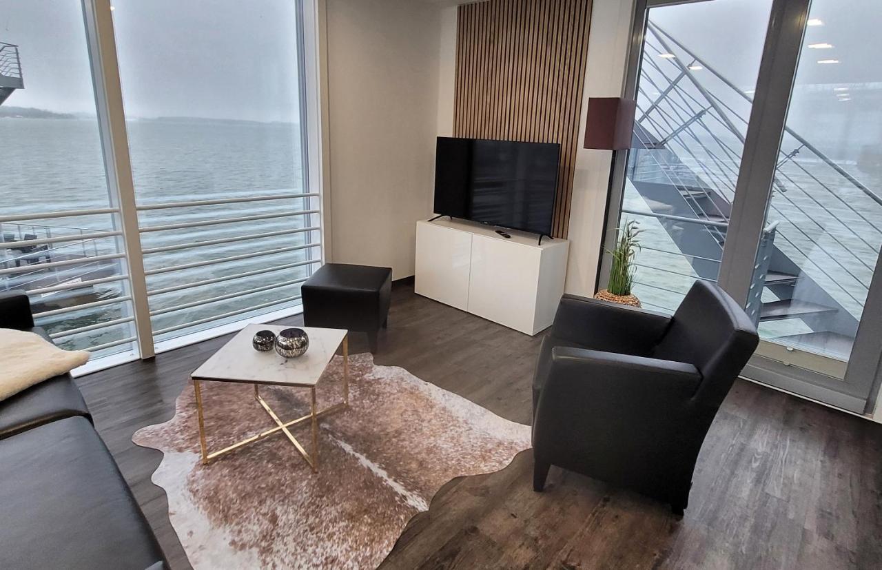 Schwimmendes Ferienhaus Sky Elsterheide Dış mekan fotoğraf