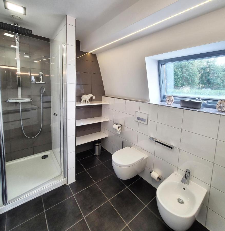 Schwimmendes Ferienhaus Sky Elsterheide Dış mekan fotoğraf