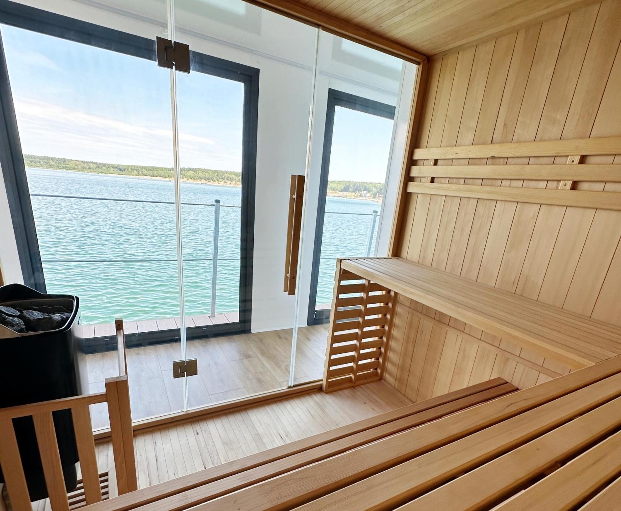 Schwimmendes Ferienhaus Sky Elsterheide Dış mekan fotoğraf